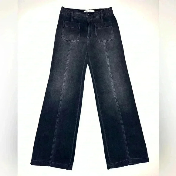 C&S By Cloth&Stone Women’s Wide Leg front pockets Pants Size- 24 - Picture 4 of 11